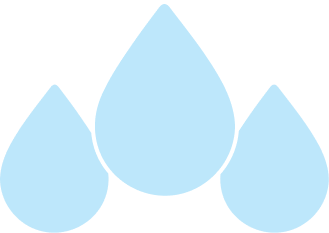 Splash water droplets - small